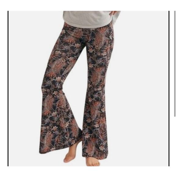 Free People Pants - Free People Paisley Bell Bottoms M